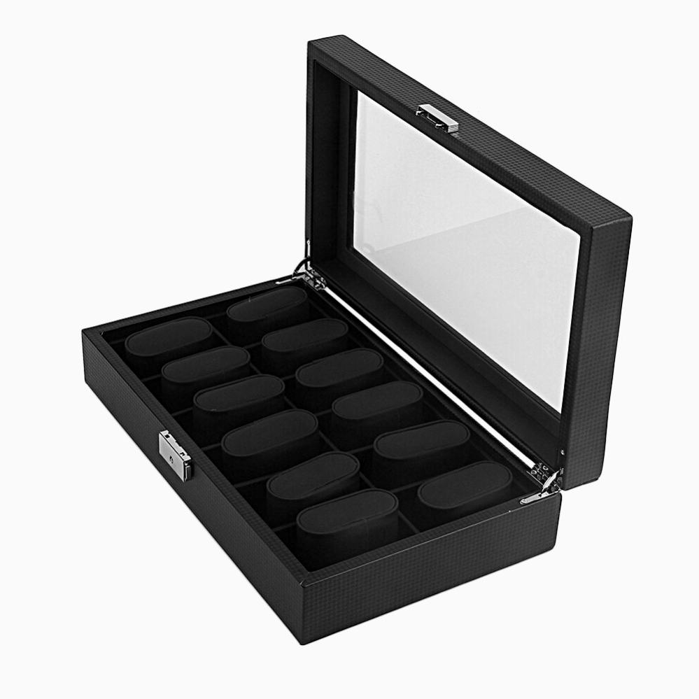 barato-caja-relojes-negro-8 barato caja relojes negro