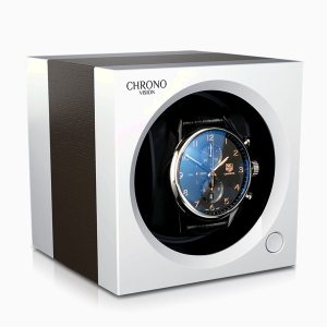 barato remontoir reloj automatico chronovision one blanco mate roble satinado mate