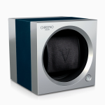 barato remontoir reloj automatico chronovision one cromo mate azul anodizado