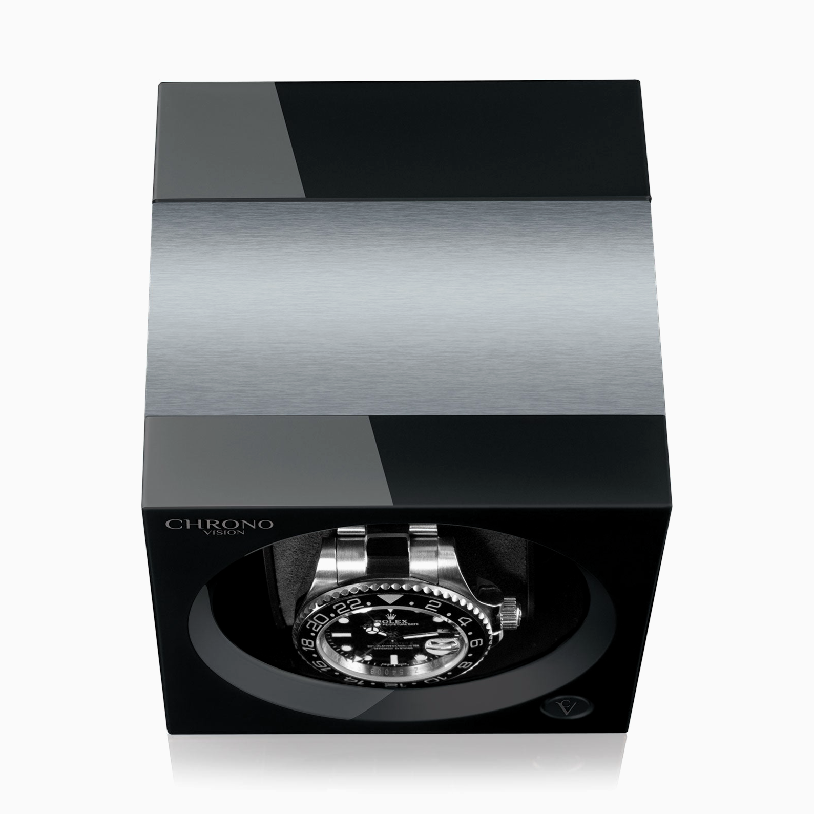 barato-remontoir-reloj-automatico-chronovision-one-negro-brillante-aluminio-cepillado-4 barato remontoir reloj automatico chronovision one negro brillante aluminio cepillado