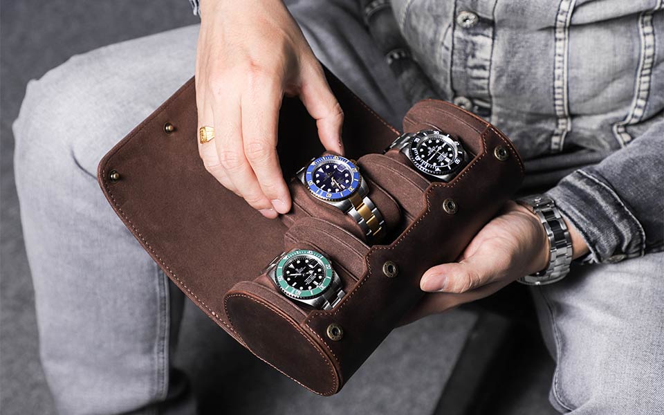 cajas de relojes de viaje