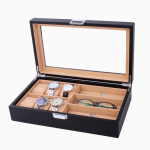 calidad caja relojes almacenamiento gafas
