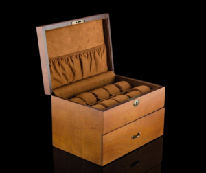 calidad caja relojes con cajon