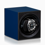 calidad cargador relojes automaticos watchwinder compacto aluminio azul