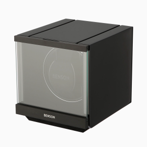calidad enrollador relojes automatico swiss series negro