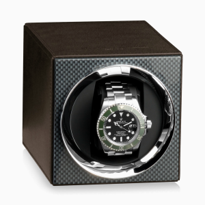 calidad remontador automatico relojes moon piel marron