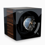 calidad remontoir reloj automatico chronovision one negro brillante ebony hochglanz