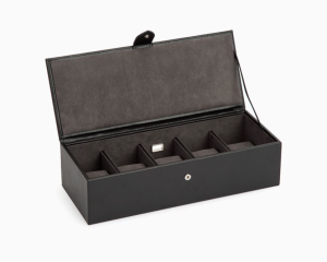 comodo caja relojes blake negro compartimientos