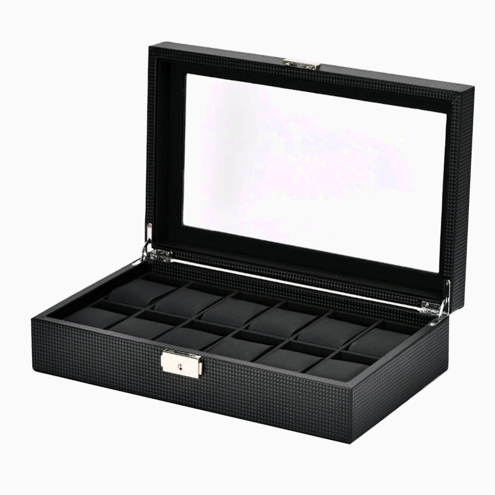 comodo-organizador-relojes-fibra-carbono-5 comodo organizador relojes fibra carbono