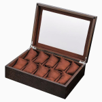comprar caja relojes madera hombre