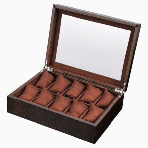 comprar caja relojes madera hombre