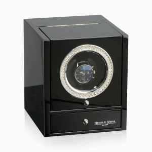 comprar enrollador relojes automatico glamour negro