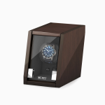 diseno moderno enrollador automatico relojes castle nogal