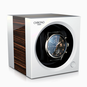 diseno moderno remontoir reloj automatico chronovision one blanco mate ebony hochglanz