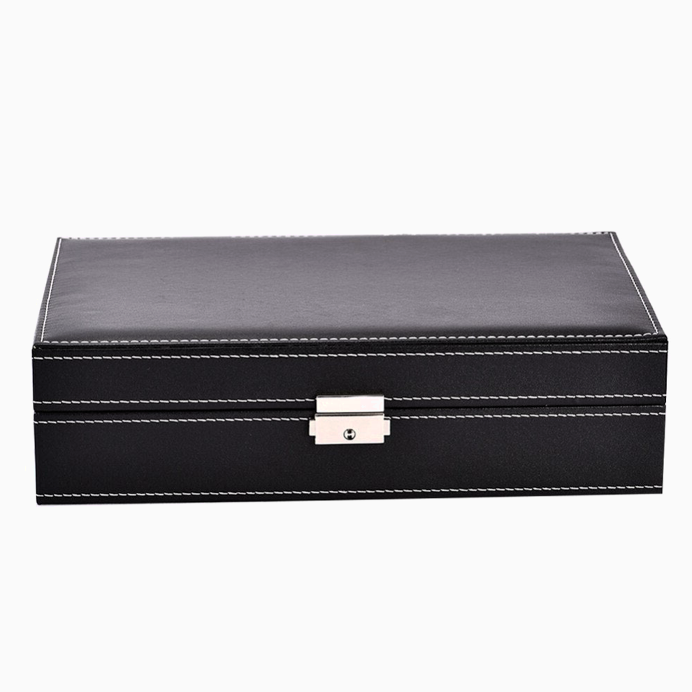duradero-caja-almacenamiento-relojes-joyas-7 duradero caja almacenamiento relojes joyas