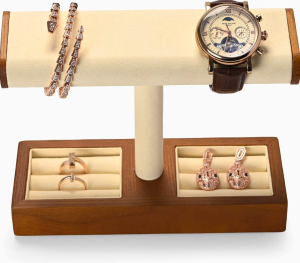 duradero soporte relojes anillos pendientes