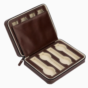 economico caja relojes cuero viajar