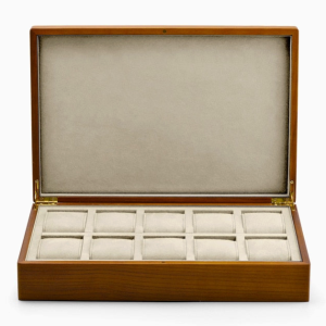 economico caja relojes lujo en madera