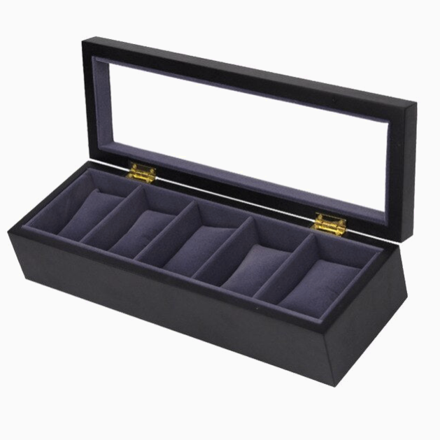 economico-caja-relojes-negro-1 economico caja relojes negro