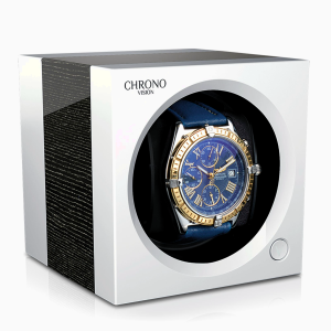 economico remontoir reloj automatico chronovision one blanco mate argento brillante