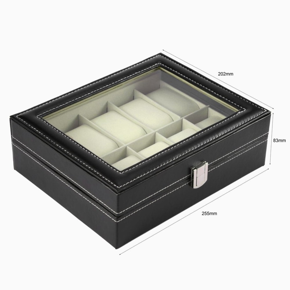 elegante-caja-relojes-cuero-11 elegante caja relojes cuero