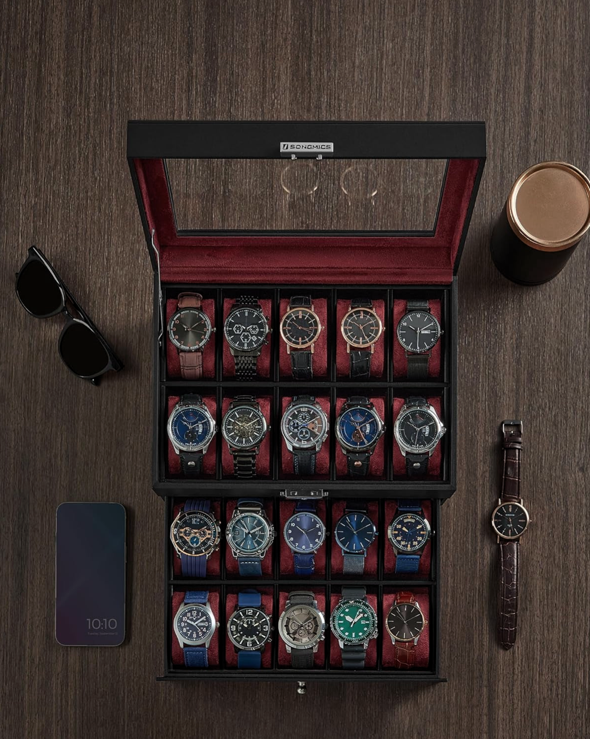 elegante-caja-relojes-doble-hilo-7 elegante caja relojes doble hilo