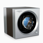 elegante remontoir reloj automatico chronovision one cromo mate roble satinado