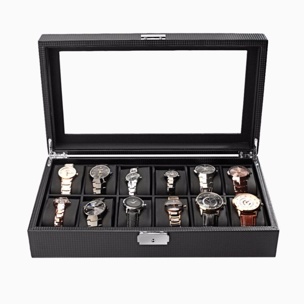 exclusivo-caja-relojes-negro-4 exclusivo caja relojes negro