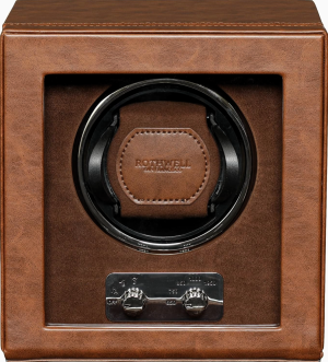 exclusivo remontoir reloj automatico rothwell marron