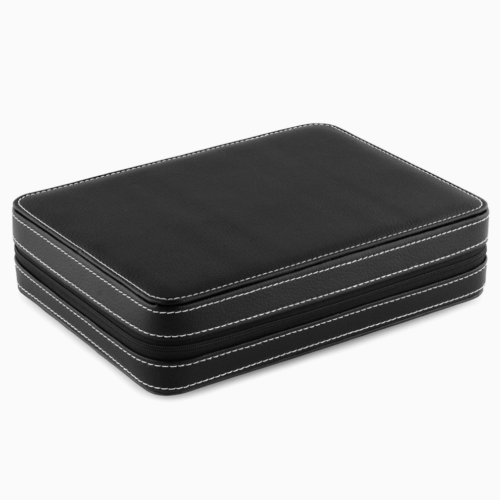 fiable-caja-relojes-cuero-negro-6 fiable caja relojes cuero negro