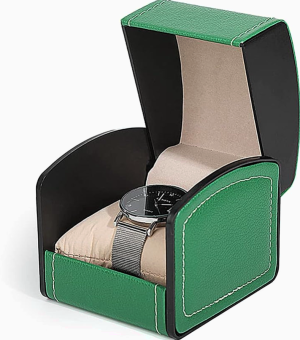 moderno caja relojes antir verde