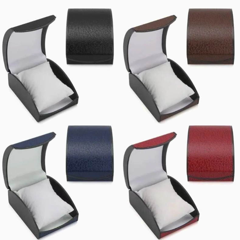 moderno-caja-relojes-cuero-negro-2 moderno caja relojes cuero negro