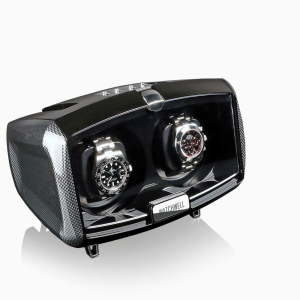 moderno cargador automatico relojes luxor negro carbon