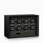 moderno remontoir automatico caja relojes guard negro