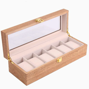 nuevo caja para reloj madera