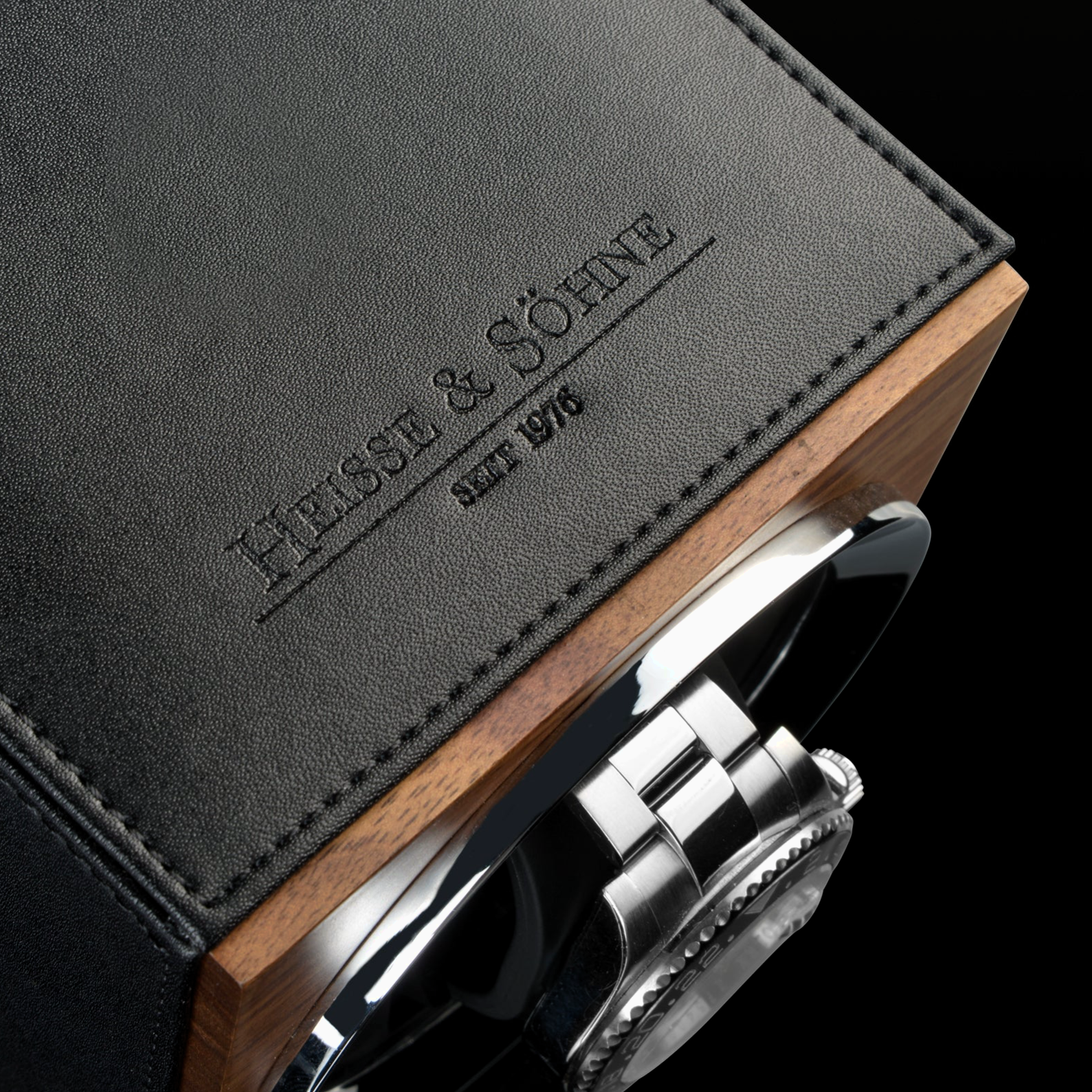 nuevo-remontoir-automatico-relojes-moon-cuero-negro-6 nuevo remontoir automatico relojes moon cuero negro
