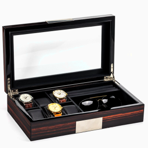oferta caja para relojes madera