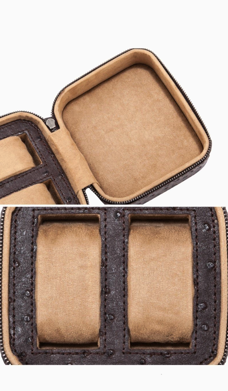 oferta-caja-relojes-cuero-avestruz-4 oferta caja relojes cuero avestruz