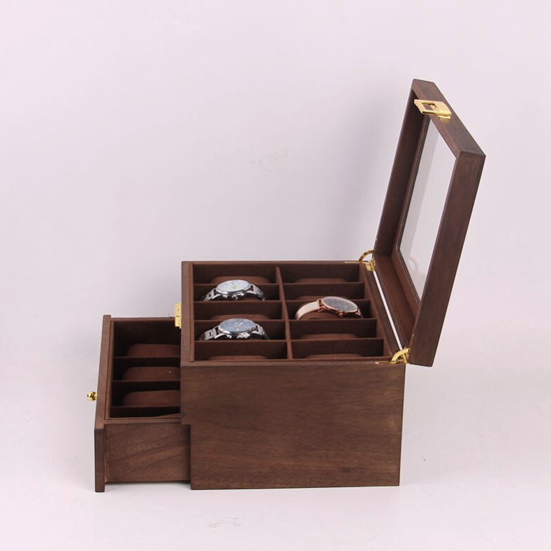 oferta-caja-relojes-madera-dos-pisos-acabados-dorados-relojes-5 oferta caja relojes madera dos pisos acabados dorados relojes