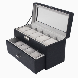 oferta especial estuche reloj cuero cajon
