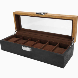 oferta especial organizador relojes madera slots