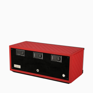 oferta especial remontoir reloj automatico swiss series cuero rojo