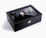 premium caja relojes carbono