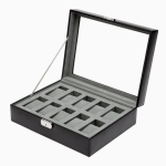 premium estuche reloj cuero lujo