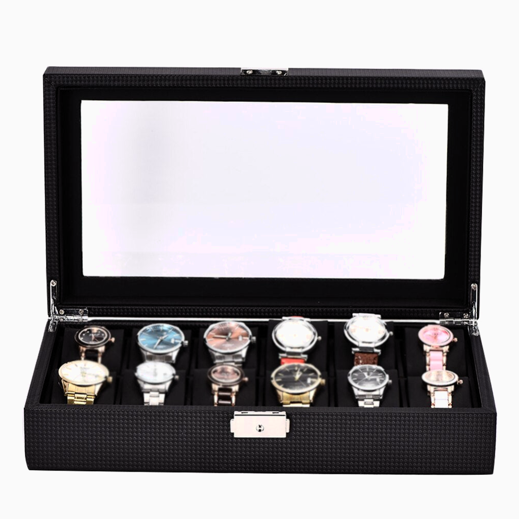 premium-organizador-relojes-fibra-carbono-4 premium organizador relojes fibra carbono