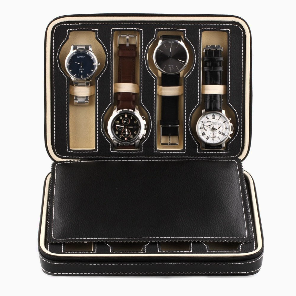 promocion-caja-relojes-cuero-negro-4 promocion caja relojes cuero negro