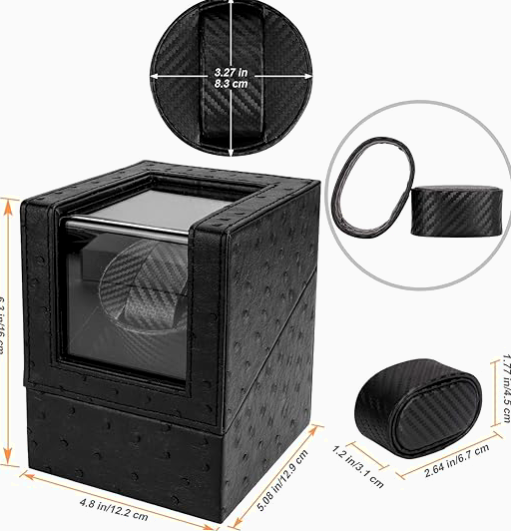 promocion-caja-relojes-piel-avestruz-negra-5 promocion caja relojes piel avestruz negra