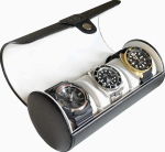 promocion caja relojes portatil marron