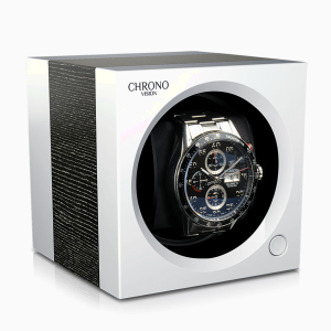 promocion remontador reloj automatico chronovision one blanco mate argento mate