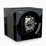 promocion remontoir reloj automatico chronovision one negro brillante titanio anodizado
